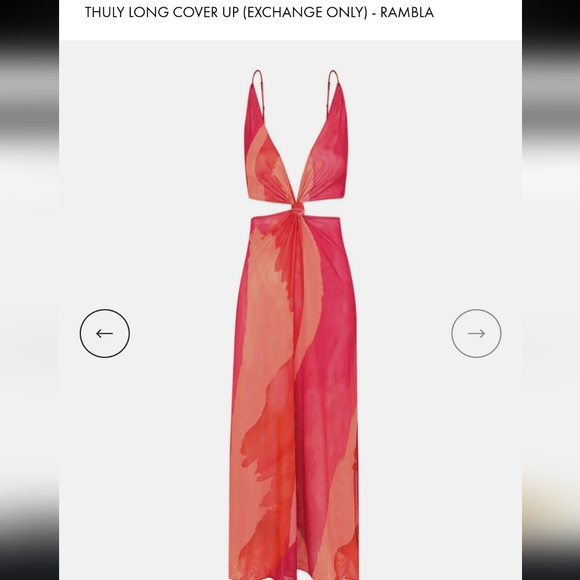 Vix Thuly Long Cut Out Cover Up - Picture 9 of 11